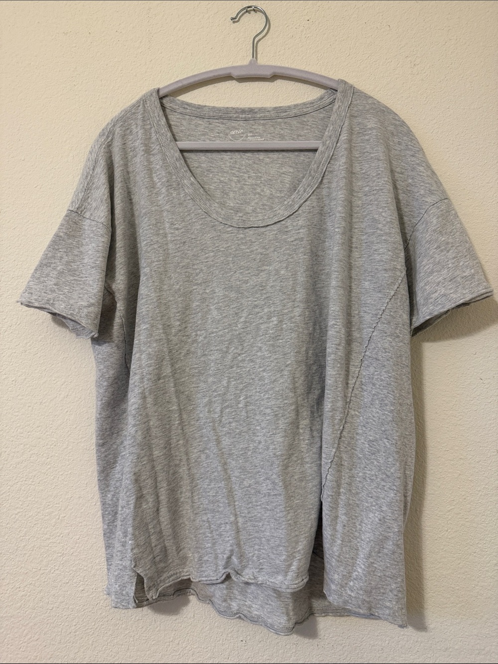 Aerie size small grey short sleeve oversized crewneck t-shirt
